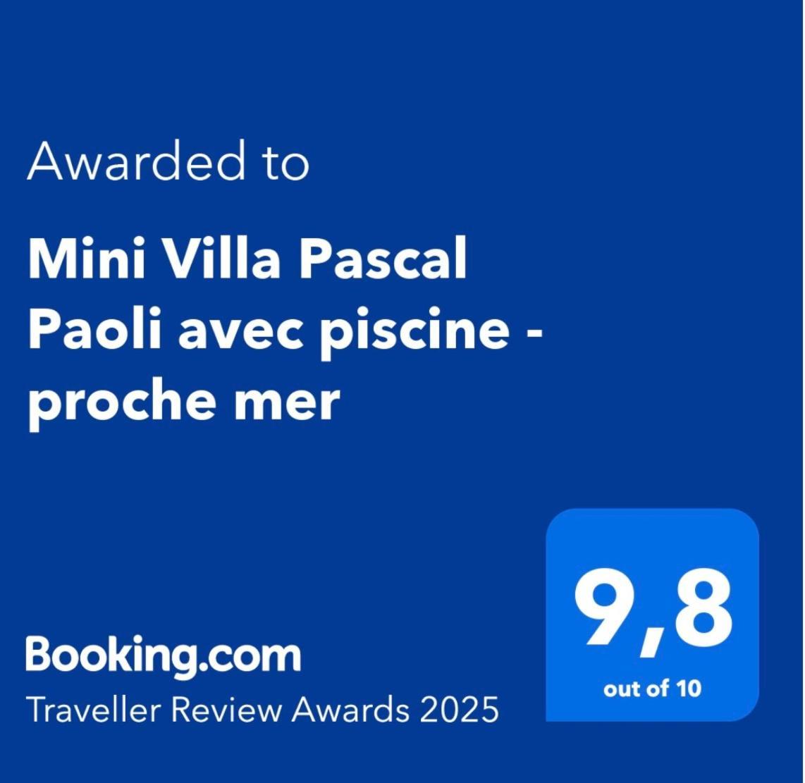 Mini Villa Pascal Paoli Avec Piscine - Proche Mer Prunelli-di-Fiumorbo Exterior foto